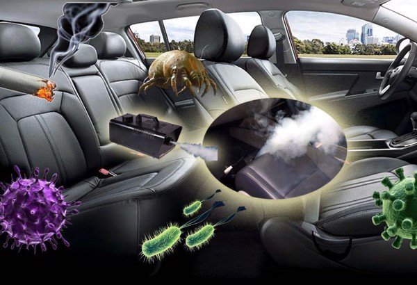 xử lý mùi trong xe ô tô