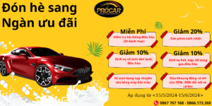 Chương trình khuyến mãi chào hè tại Pro Car