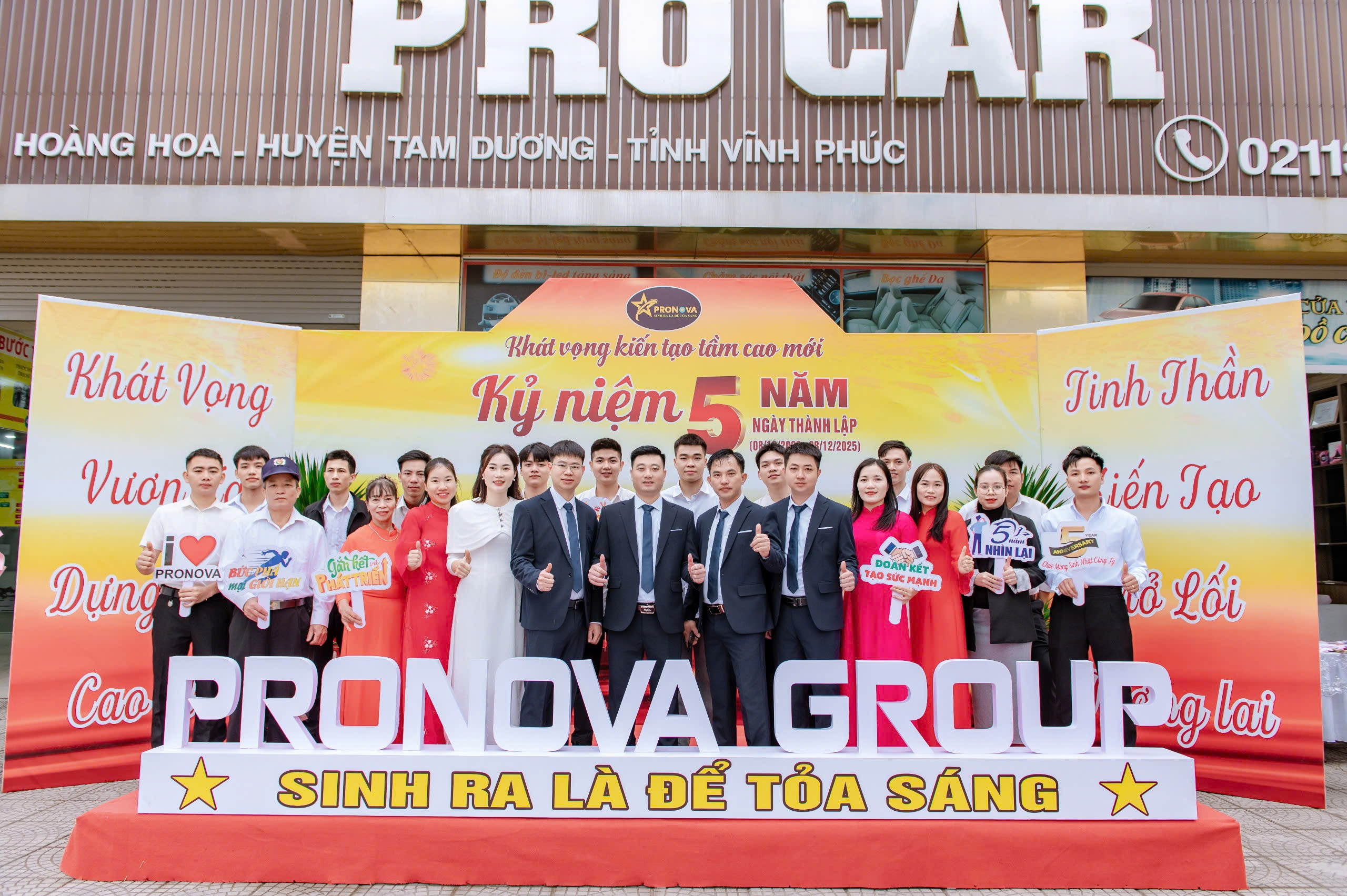 Pronova Group Kỷ Niệm 5 Năm Thành Lập